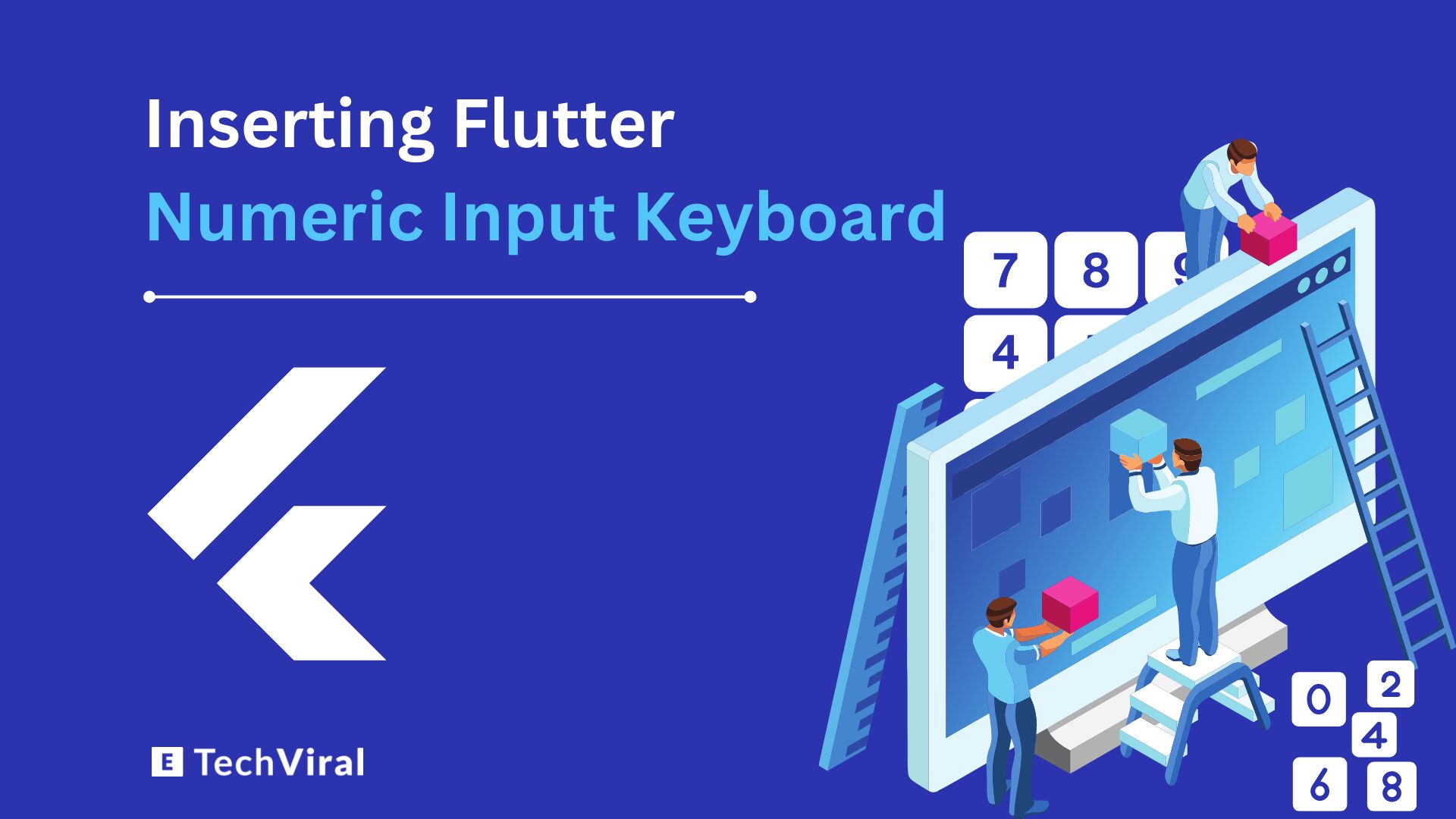how to insert flutter numeric input keyboard