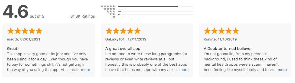 Apple store reflectly app reviews